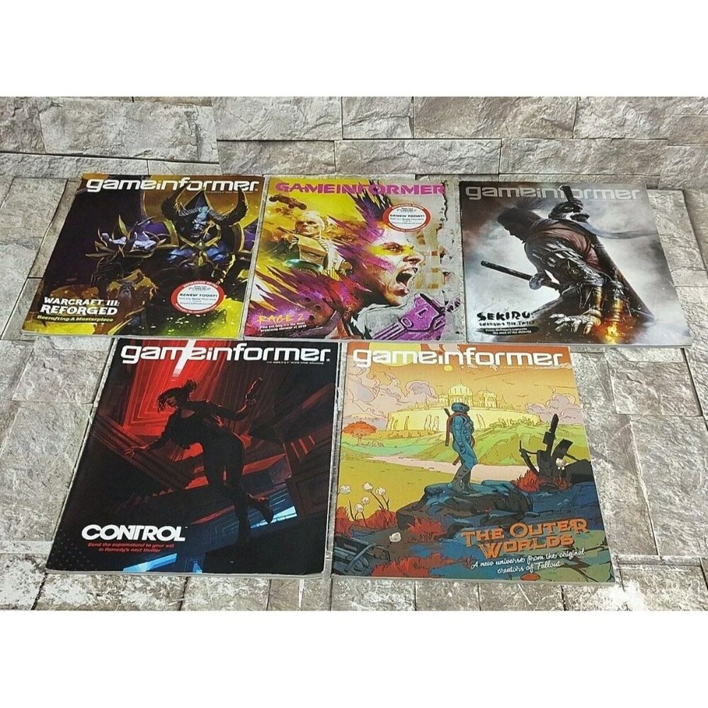Lot Of 5 Game Informer Magazine Issues 308,309,310,311, 312